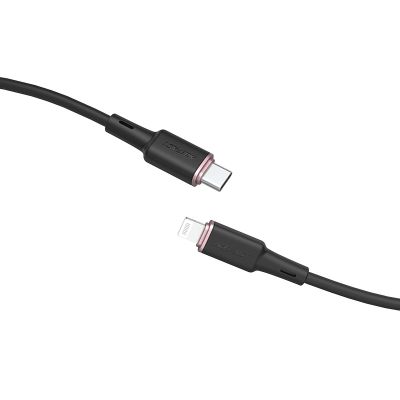 2. Acefast Kabel MFI USB Typ C - Lightning 1,2m, 30W, 3A schwarz (C2-01 schwarz)