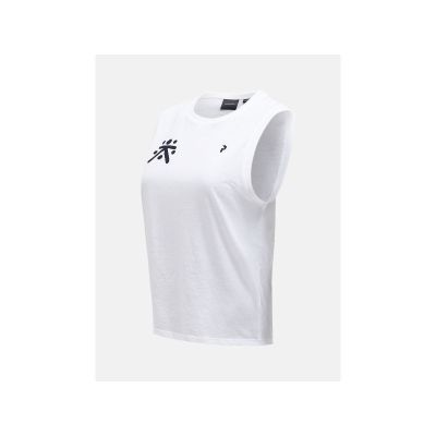 2. PEAK PERFORMANCE Explore Graphic ärmelloses Damen-T-Shirt schwarz