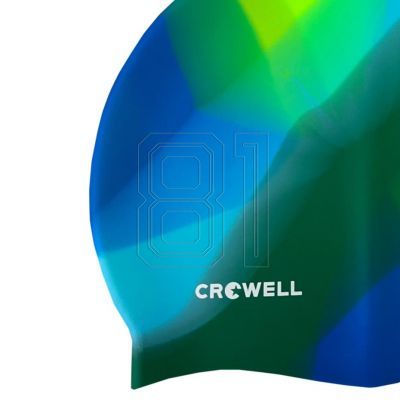 2. Crowell Multi Flame Silikon-Badekappe, Farbe 20
