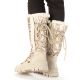 23. Rieker W RKR640 wasserdichte hohe Schneestiefel beige