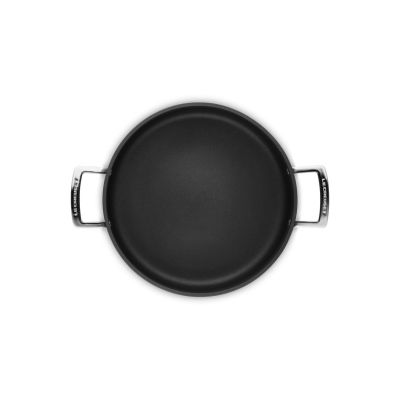 5. Le Creuset gehärtete antihaftbeschichtete Sauteuse mit Glasdeckel 28 cm