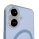 11. Puro Daylight Magsafe-kompatible Silikonhülle für iPhone 17 – durchscheinendes Blau