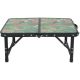 7. Klappbarer Campingtisch 60 x 45 x 25/56 cm Blume