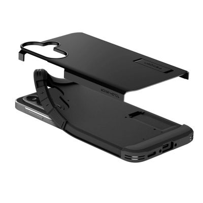 9. Spigen Tough Armor Schutzhülle für Samsung Galaxy A37 5G – Schwarz