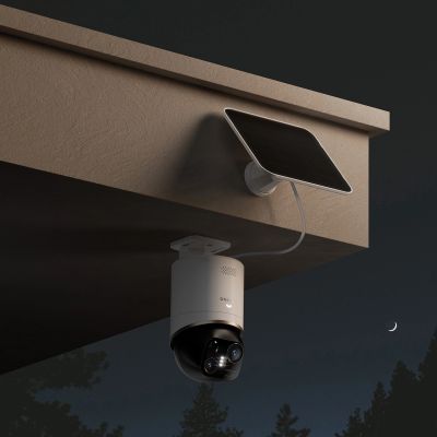 4. Dreame Navo Elite 1 Outcam 360°-Außenkamera mit Solarpanel – weiß