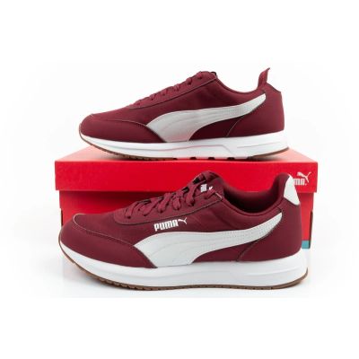 10. Puma Sportschuhe, Sneaker für Herren, Modell R78 Lightwind, bequem, modisch, bordeauxrot