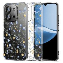 Tech-Protect FlexAir-Hülle für Xiaomi Redmi 15C 173 mm / Poco 85C 173 mm – Gänseblümchen mit Blättern