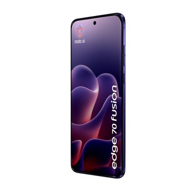 6. Motorola Edge 70 Fusion, 17,2 cm (6,78 Zoll), Dual-SIM, Android 16.0, 5G, USB Typ-C, 8 GB RAM, 256 GB Speicher, 5200 mAh Akku, Lila