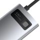 4. Baseus Metal Gleam 4in1 Multifunktions-HUB USB Typ C - USB Typ C Stromversorgung 100 W / HDMI 4K 30 Hz / 1x USB 3.2 Gen 1 / 1x USB 2.0 (CAHUB-CY0G)