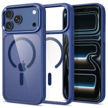 Tech-Protect Magmat Magsafe CC Hülle für iPhone 17 Pro / 18 Pro – Marineblau und Transparent