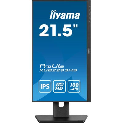 3. iiyama ProLite XUB2293HS-B6 Computermonitor 54,6 cm (21,5") 1920 x 1080 px Full HD LED Schwarz