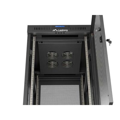 13. LANBERG Standrack-Schrank 19" 24U 600x800 Schwarz