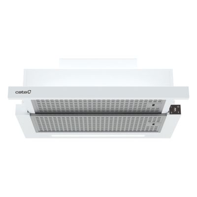3. CATA CAMPANA TFH 6830 GWH Teleskop-Dunstabzugshaube, Energieeffizienzklasse A+++, Breite 60 cm, 795 m³/h, Touch-Bedienung, LED-Weiß