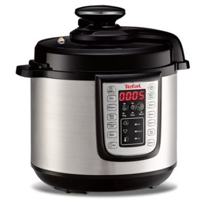 Tefal CY505EE0 Multifunktions-Elektrokochtopf 3,8 l Schwarz, Silber