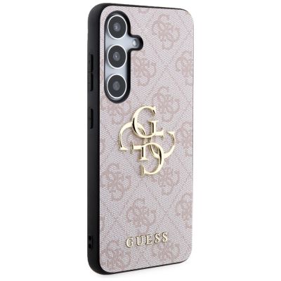 4. Guess 4G Big Metal Logo Hülle für Samsung Galaxy S24 - Rosa