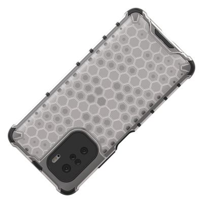 9. Honeycomb Handyhülle Schutzhülle mit TPU Rahmen für Xiaomi Redmi K40 Pro+ / K40 Pro / K40 / Poco F3 grün