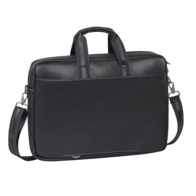 RIVACASE ORLY 16"-Laptoptasche, Schwarz, wasserdichtes Material, Fächer für 10,1"-Tablet, Smartphone, Dokumente und Zubehör