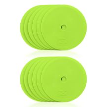 Flache Spielfeldmarkierungen - rund 15 cm - 12x grün SMJ Sport ZPO-G