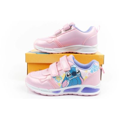 10. Leomil Stitch Kindersportschuhe, leichte Sneaker mit Klettverschluss und LED-Beleuchtung