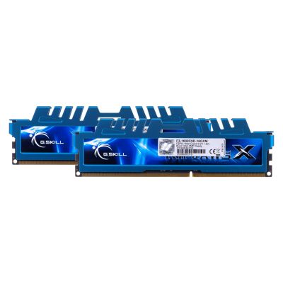 6. G.SKILL RipjawsX F3-1600C9D-16GXM Speicherkit (DDR3 DIMM; 2 x 8 GB; 1600 MHz; CL9)