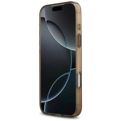 5. Guess IML 4G Hintergrund MagSafe Hülle für iPhone 17 Pro - Braun