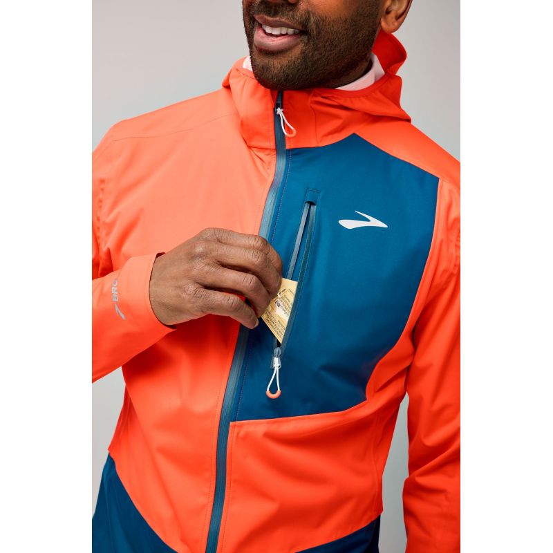 2. High Point Waterproof Jacket 2 Herren Laufjacke Orange
