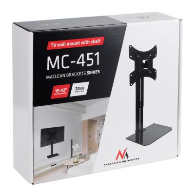 8. MACLEAN TV-WANDHALTERUNG MIT ABSTELLE MC-451