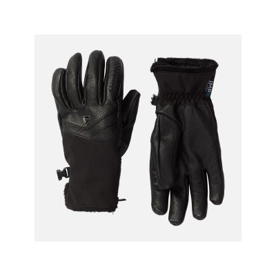 Rossignol W Elite Lth Impr Handschuhe Schwarz