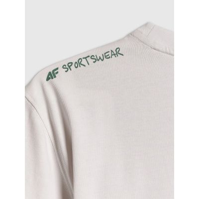 7. Herren-T-Shirt mit Aufdruck, regulär, Größe 4F 4FRSS26TTSHM3814-11S