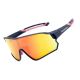 2. Rockbros 10134PL Polarisierte Fahrradbrille - Blau und Pink