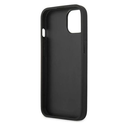 7. Karl Lagerfeld Saffiano Ikonik Karl's Patch Case für iPhone 13 mini - Schwarz