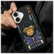 11. Nimmy Cool&Cute 2.0 Monkey Hülle für iPhone 16 - Schwarz
