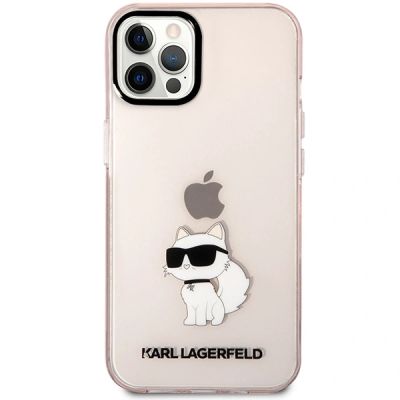 3. Karl Lagerfeld Choupette Collection Hülle für iPhone 12 / 12 Pro – Pink