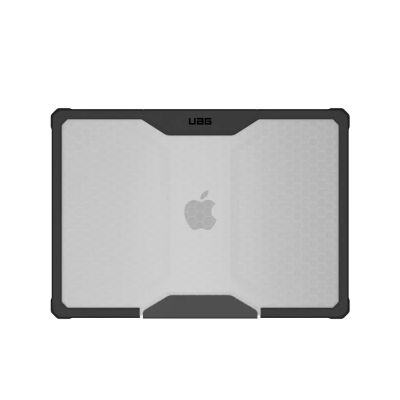 UAG Urban Armor Gear Plyo Hülle für Apple MacBook Air 15" (2023) - Eis/Schwarz (transparent)