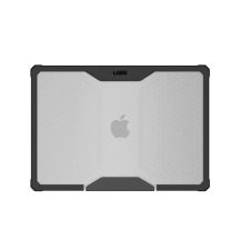 UAG Urban Armor Gear Plyo Hülle für Apple MacBook Air 15" (2023) - Eis/Schwarz (transparent)