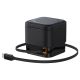 7. Baseus MagPro 3in1 25W MagSafe kompatibles induktives Ladegerät für Telefon und Smartwatch - Schwarz