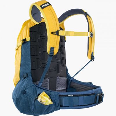 7. Evoc Trail Pro 26 Enduro-Rucksack – Curry/Denim, Größe: S/M