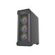 34. NATEC Genesis Irid 505 ARGB NPC-1518 Gehäuse (ATX, Micro-ATX, Mini-ITX; Schwarz)