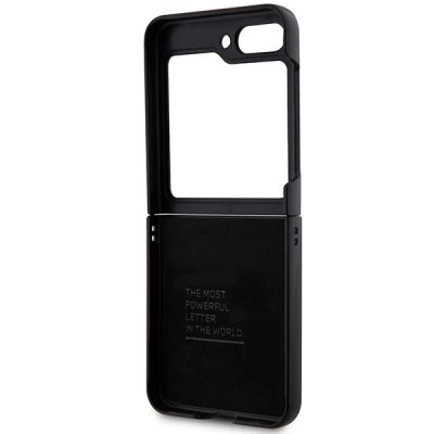 7. BMW Leder Carbon Hülle für Samsung Galaxy Z Flip 5 - schwarz