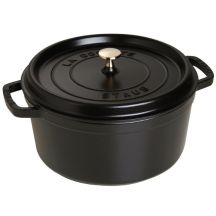 Gusseiserner Topf, rund, hoch, STAUB 40502-285-0 - schwarz, 4,8 l