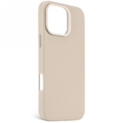 2. Decoded Leder-Backcover-Hülle mit MagSafe für iPhone 16 Pro Max – Beige