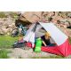 7. MSR Hubba Hubba Bikepack 1-Personen-Dreieckszelt, grün, rot, weiß