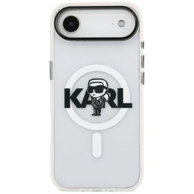 3. Karl Lagerfeld IML Karl Sketch Logo MagSafe Hülle für iPhone 17 Air - Transparent