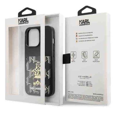 8. Karl Lagerfeld Karlimals Cardslot Hülle für iPhone 13 Pro / iPhone 13 – Schwarz