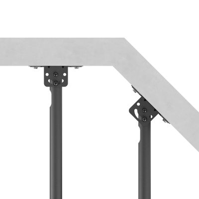 9. MACLEAN Deckenhalterung für Fernseher, max. Traglast 35 kg, 23–55 Zoll, max. VESA 400 x 400, MC-174