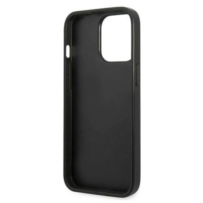7. Karl Lagerfeld KLHCP13LMNMP1K iPhone 13 Pro / 13 6,1 "Hardcase schwarz / schwarzes Monogramm-Plakette