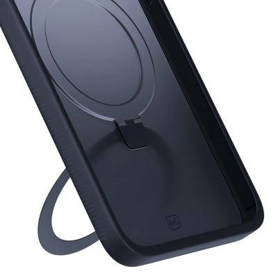 5. 3mk Smoke Case Mag&Stand für Samsung Galaxy S25+ - schwarz