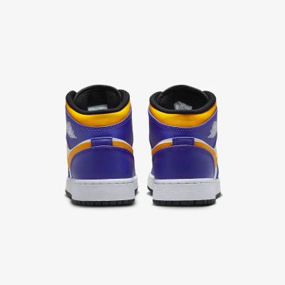 5. Air Jordan LA Lakers 1 MID (GS) Schuhe - DQ8423-517