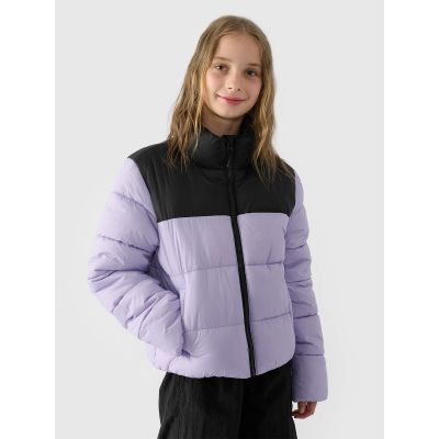 Mädchen-Daunenjacke mit Synthetikfüllung 4F Junior 4FJWAW24TDJAF452-51S