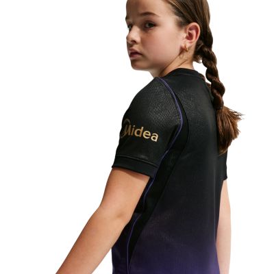 5. Nike FC Barcelona Auswärtstrikot 2026/27 für Kinder, Lila-Schwarz, II1674 505